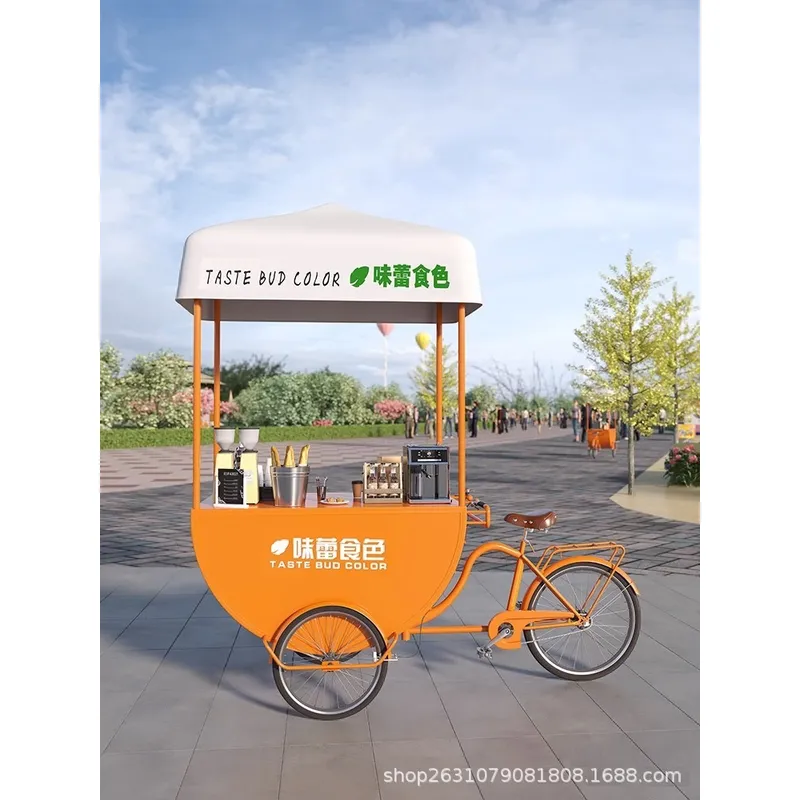 Snacks Food In Us - Mobilny wózek gastronomiczny na zewnątrz, food