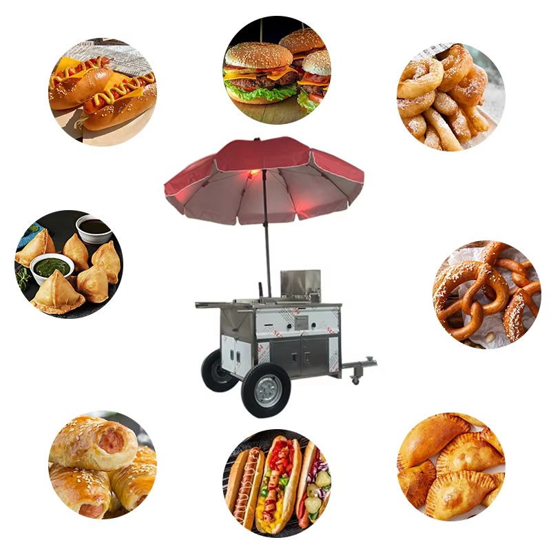 Kompaktowy mobilny wózek na pr – Street Food Snacks recenzja i cena