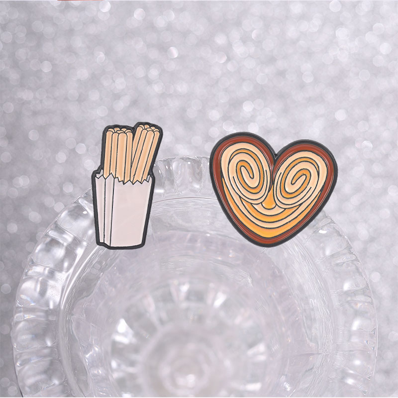 Emaliowane przypinki z hiszpań – Food Snacks Gifts recenzja i cena