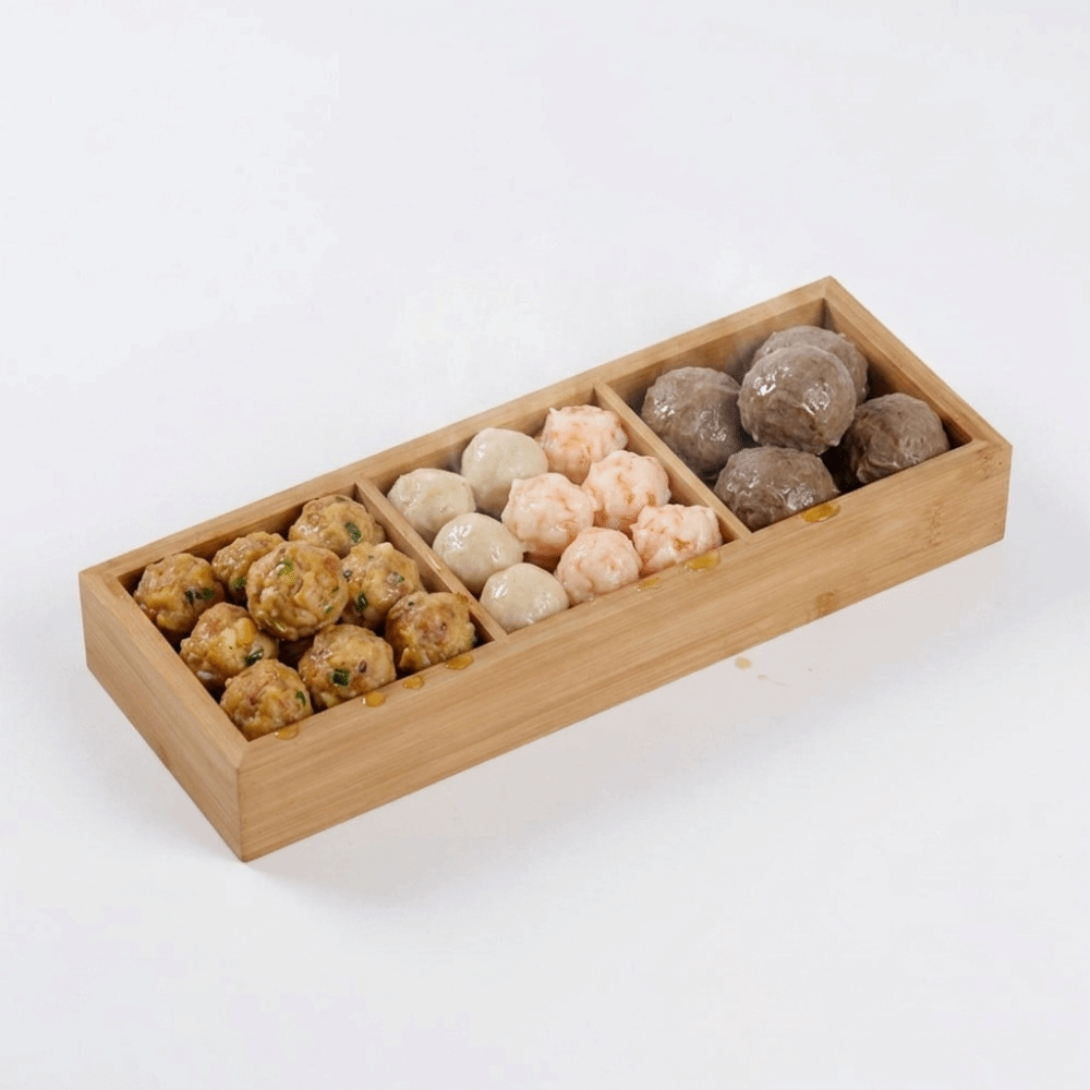 Taca bambusowa do serwowania,  – Food Snacks Options recenzja i cena