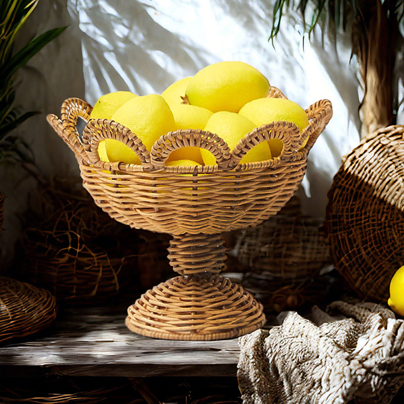 Rattanowa miska na owoce na po – Food Snacks With Fiber recenzja i cena