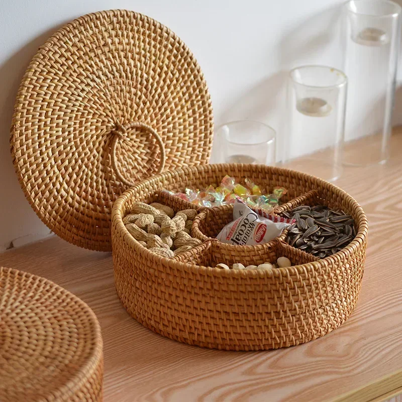 Naturalny rattanowy pojemnik z – Food Snacks With Fiber recenzja i cena