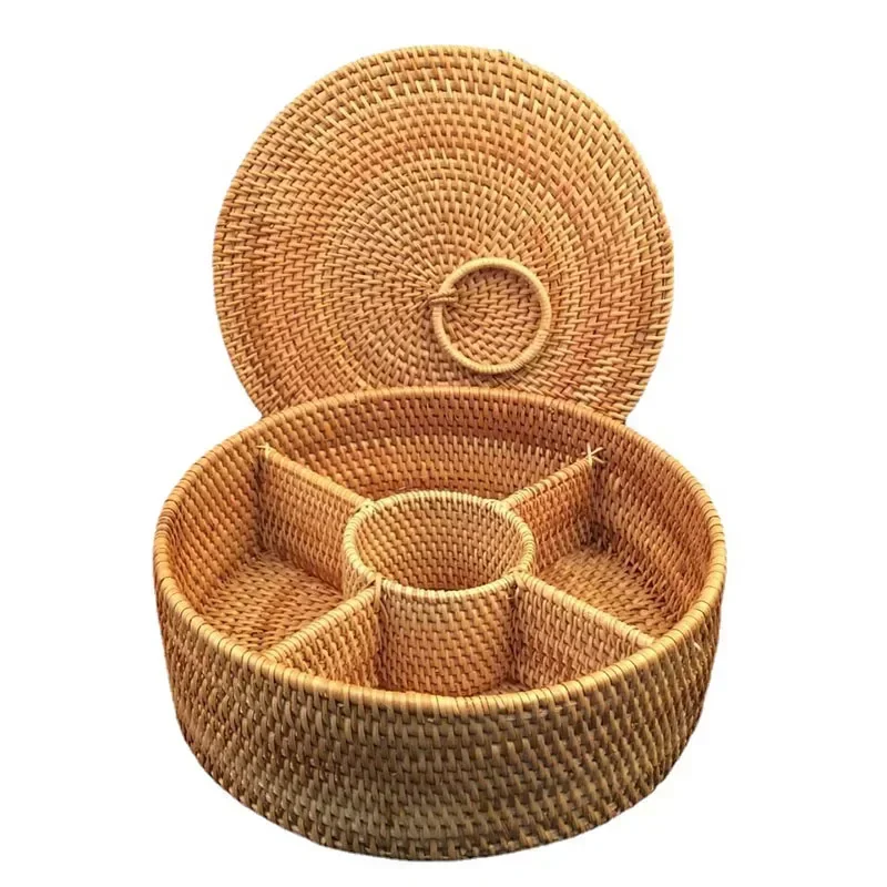 Naturalny rattanowy pojemnik z – Food Snacks With Fiber recenzja i cena